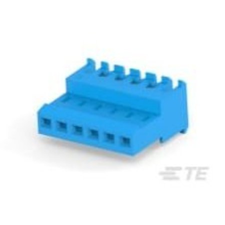 TE CONNECTIVITY 06P MTA100 FD THR ASSY BLUE 3-640622-6